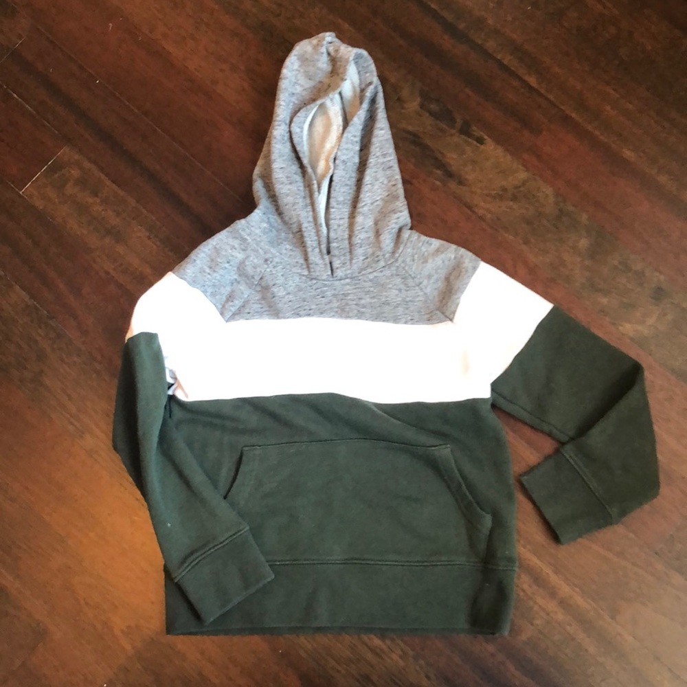 Boys Color Block Hoodie Sweatshirt